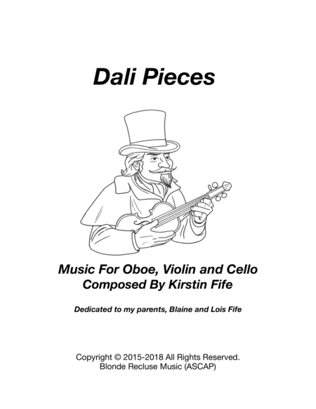 Dali Pieces For Oboe, Violin and Cello Trio image number null