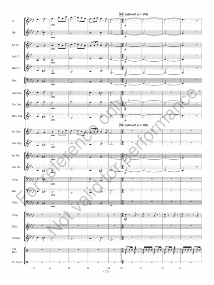 Shipshape And Bristol Fashion Concert Band scores gallery preview page 14