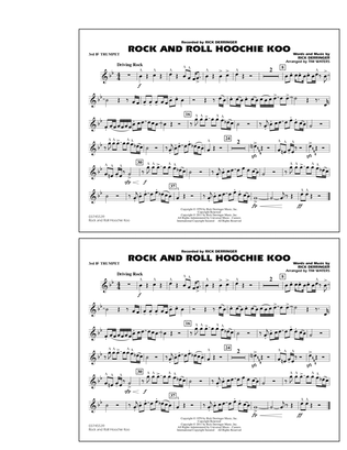 Rock And Roll Hoochie Koo - 3rd Bb Trumpet