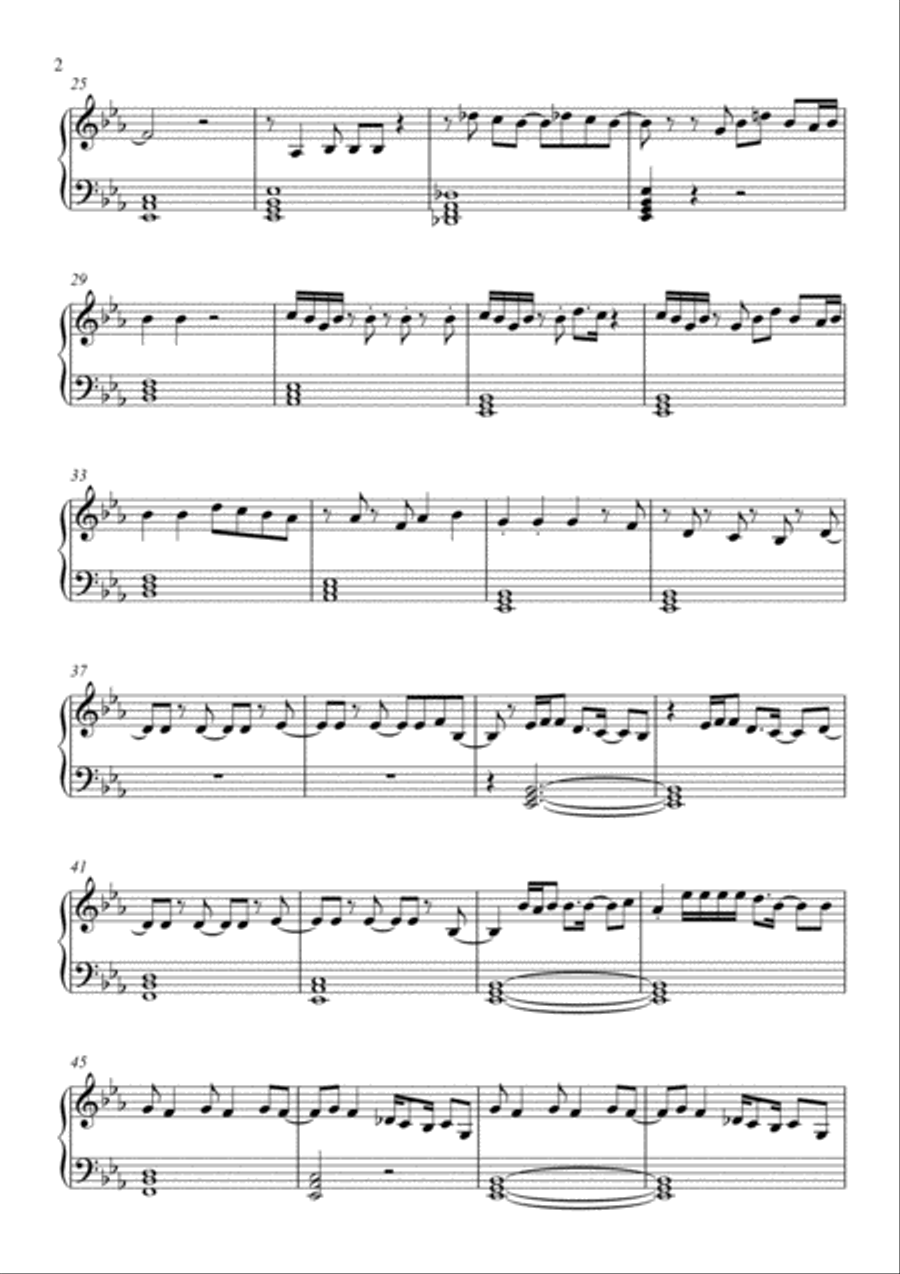Stupid Love Easy Piano scores gallery preview page 2