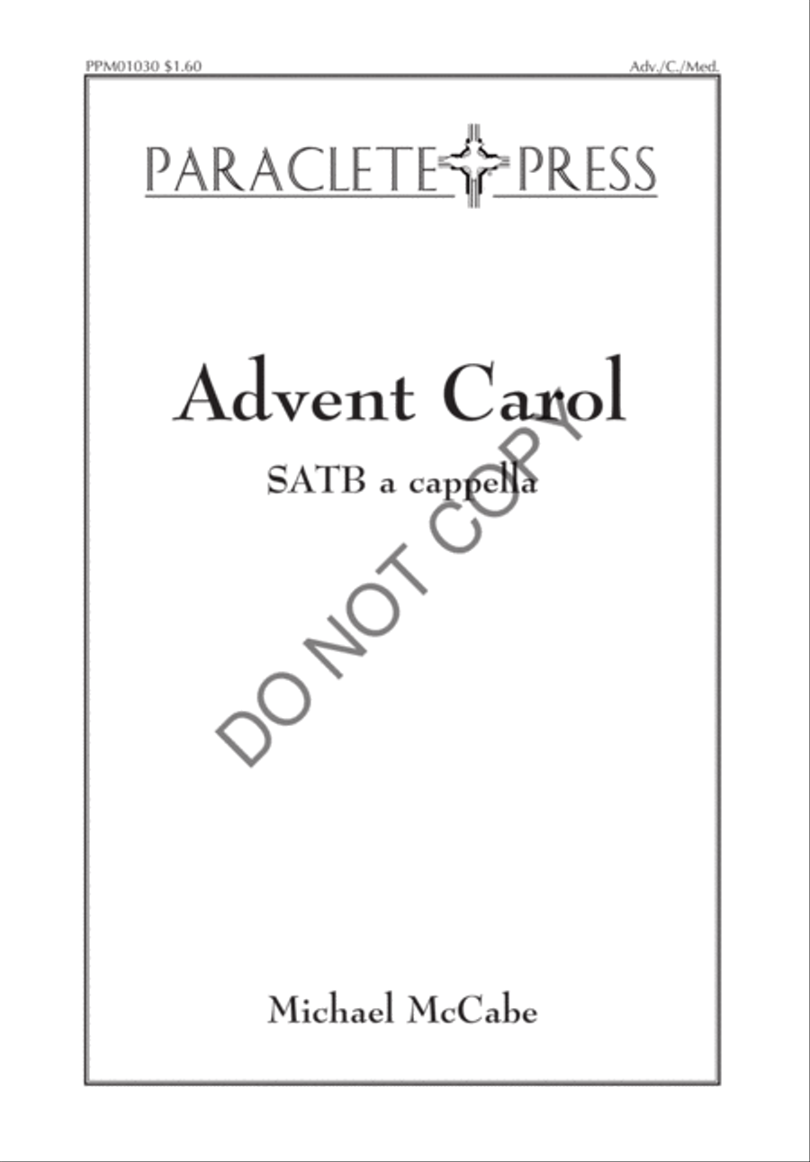 Advent Carol 4-Part scores gallery preview page 2