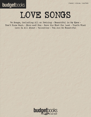 Book cover for Love Songs