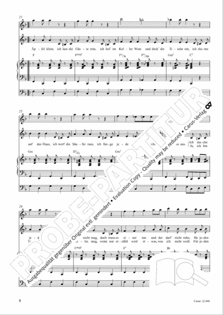Die Freude dieser Zeit Children's Choir scores gallery preview page 9