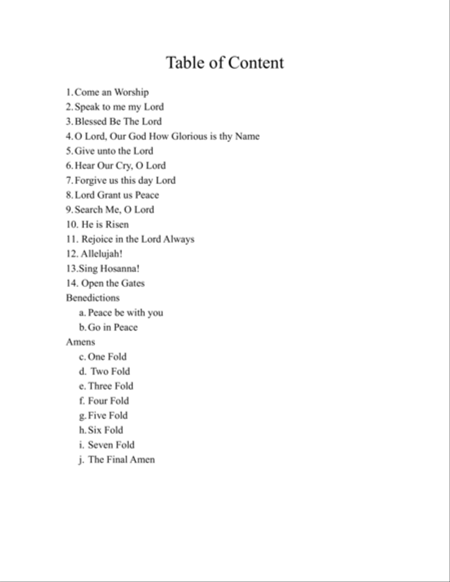 Beginning, Middle and Ending 4-Part scores gallery preview page 3