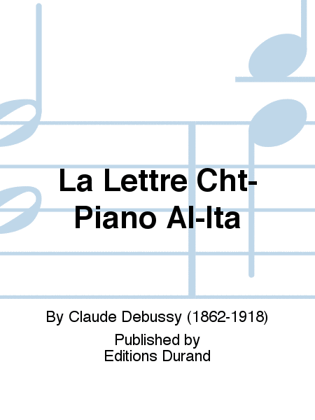 La Lettre Cht-Piano Al-Ita