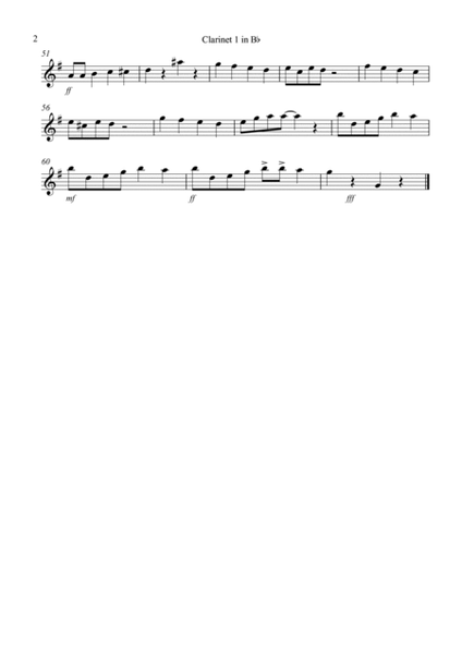 Easter Bunny Rag for Clarinet Quartet image number null