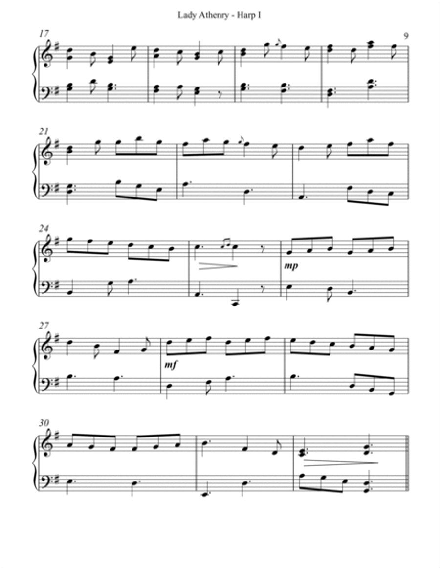 Lady Athenry, Harp I image number null