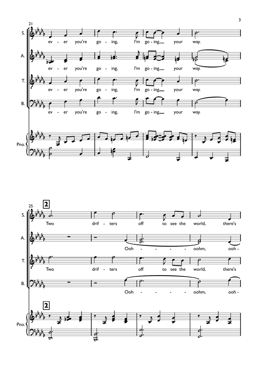 Moon River Choir scores gallery preview page 3