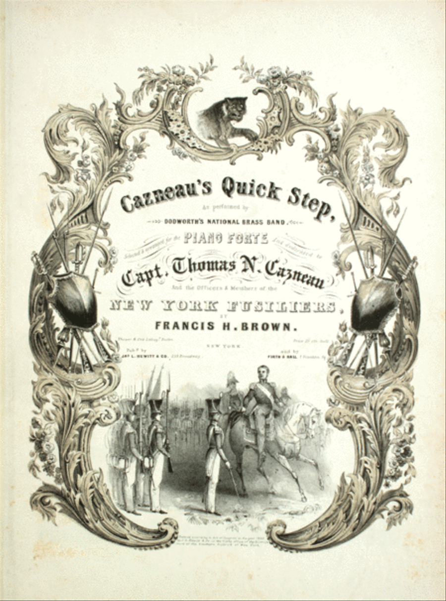 Cazneau's Quick Step Piano Solo scores gallery preview page 1