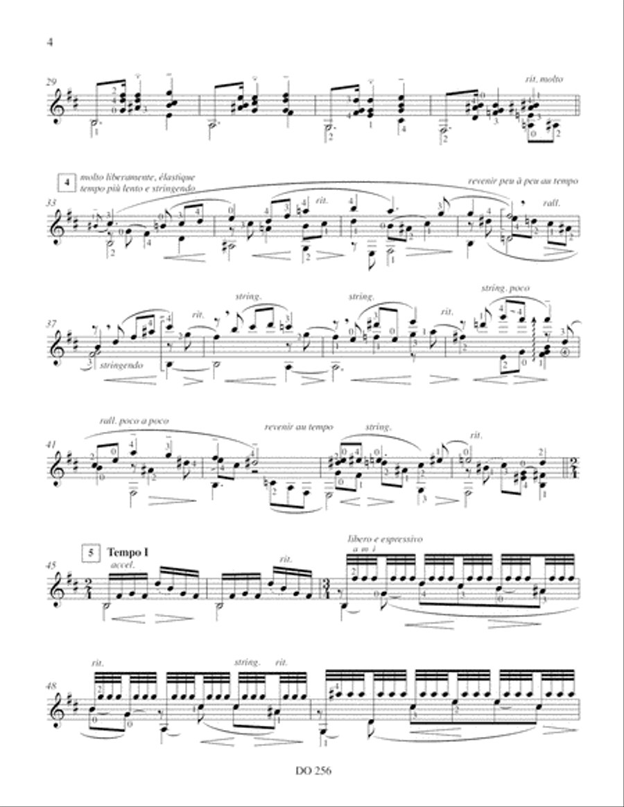 Variations sur la Folie Classical Guitar scores gallery preview page 4