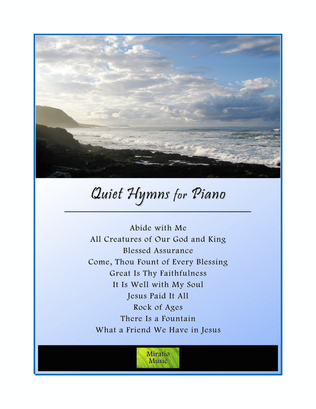 Book cover for Quiet Hymns for Piano