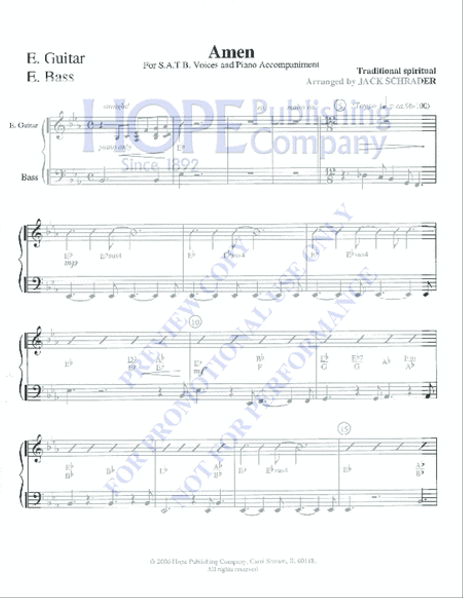 Amen Choir scores gallery preview page 2