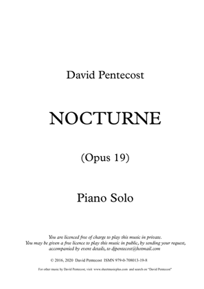 Book cover for Nocturne, Opus 19