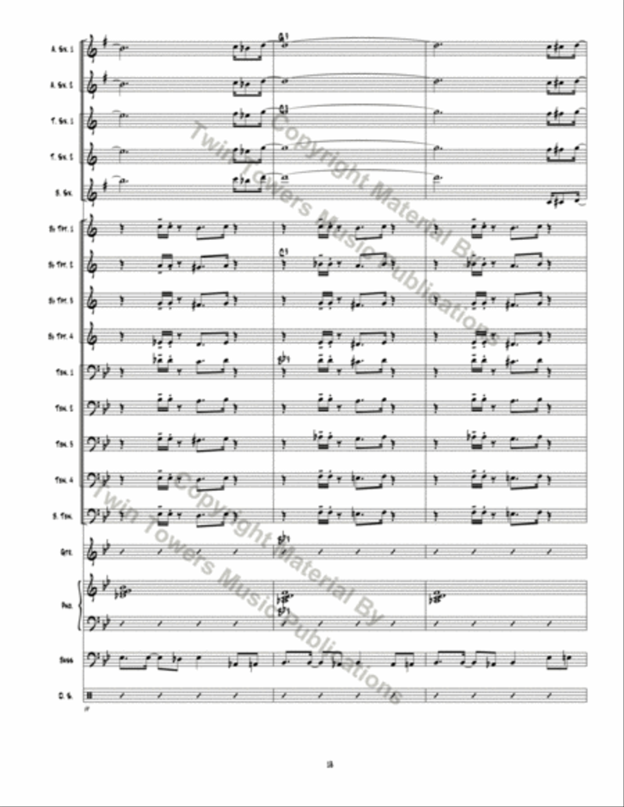 Daddy's House Party Jazz Ensemble scores gallery preview page 19