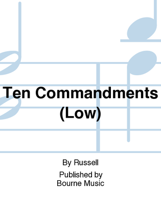 Ten Commandments (Low)