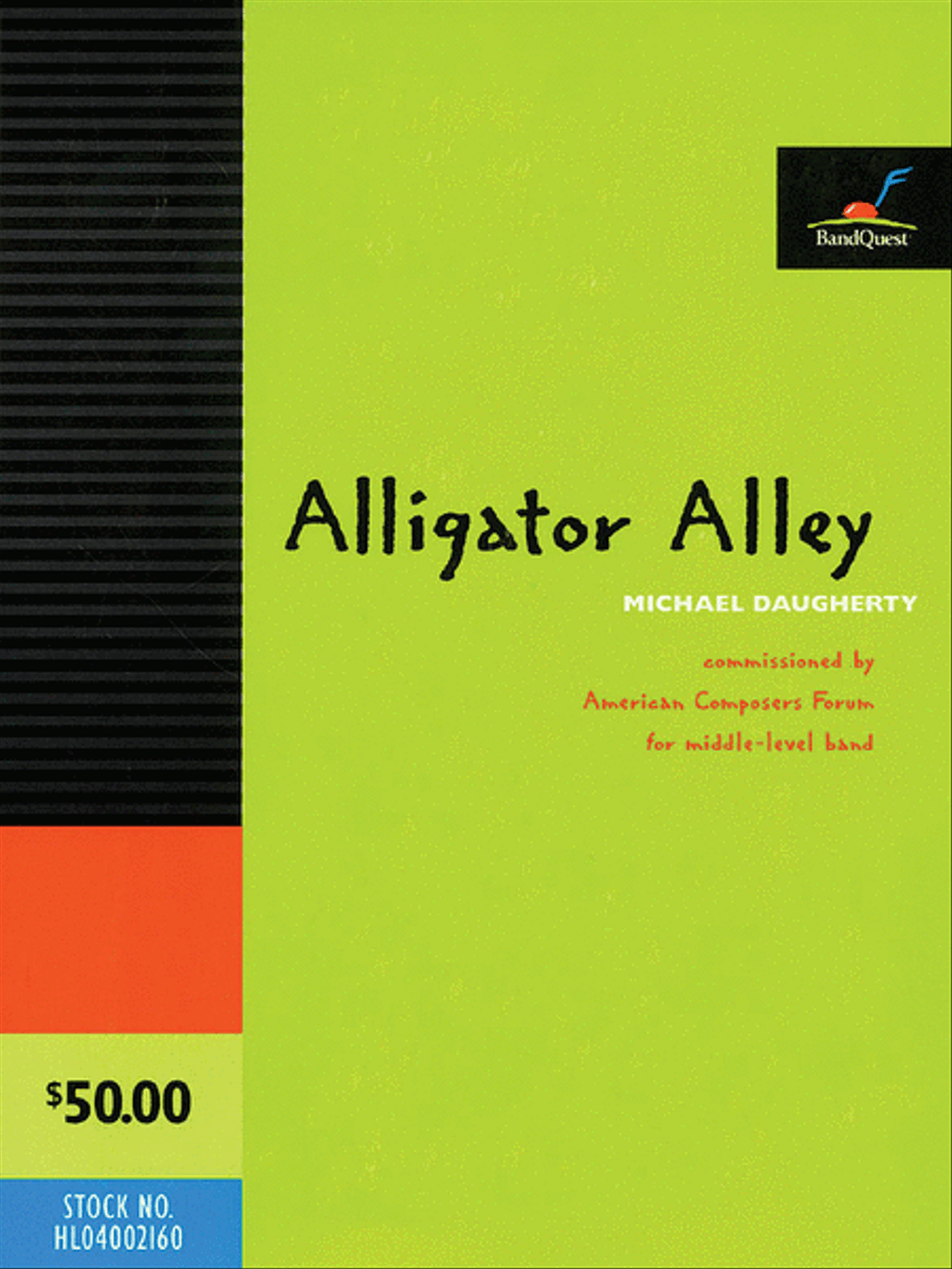Alligator Alley Concert Band scores gallery preview page 1