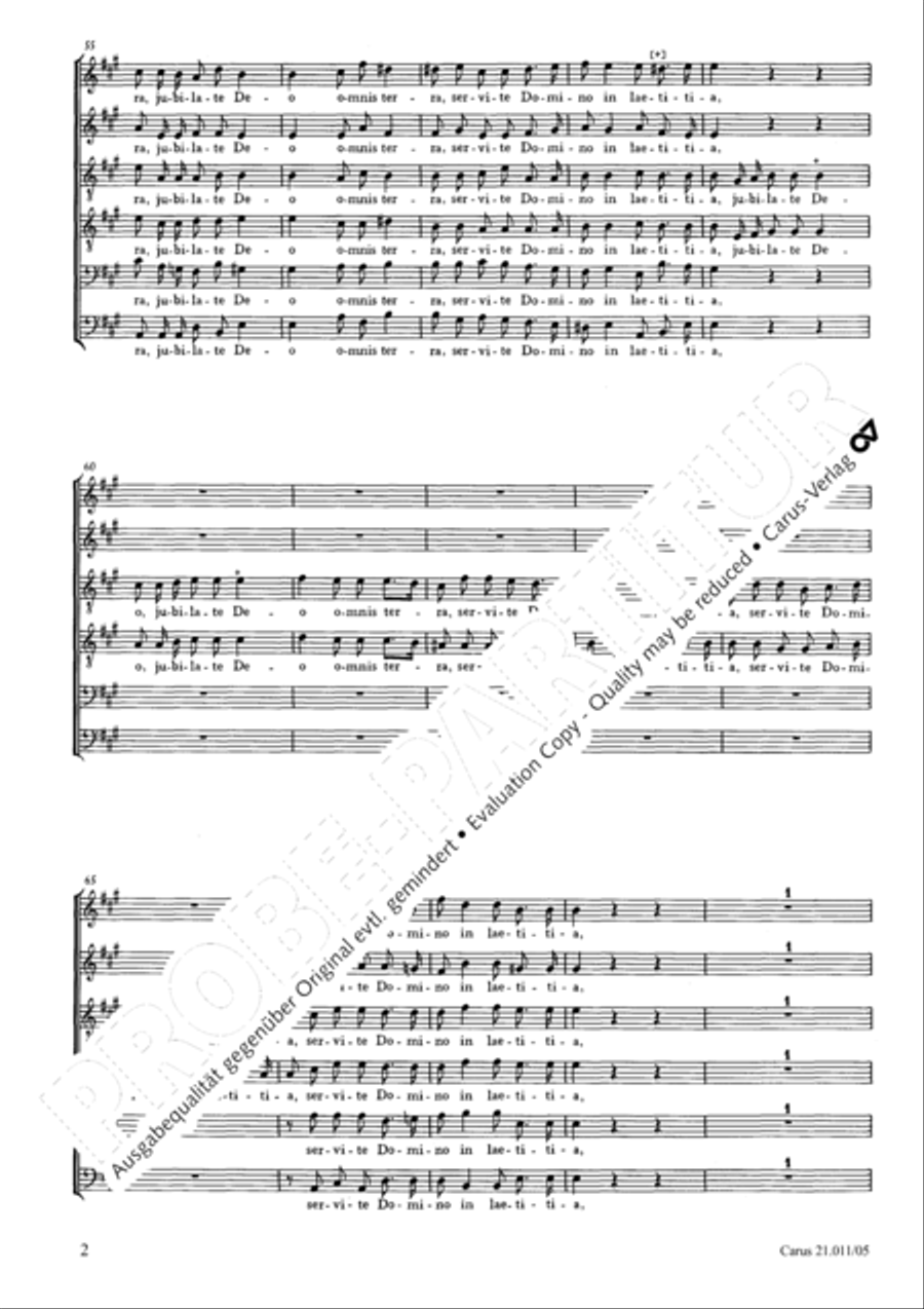 Jubilate Deo Jubilate Deo Choir scores gallery preview page 3