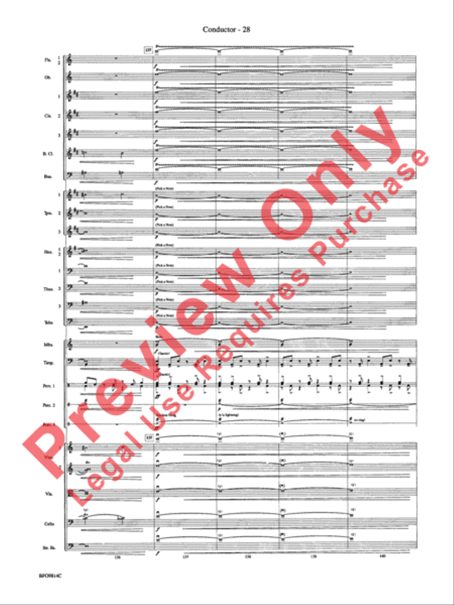 Into the Storm Full Orchestra scores gallery preview page 31