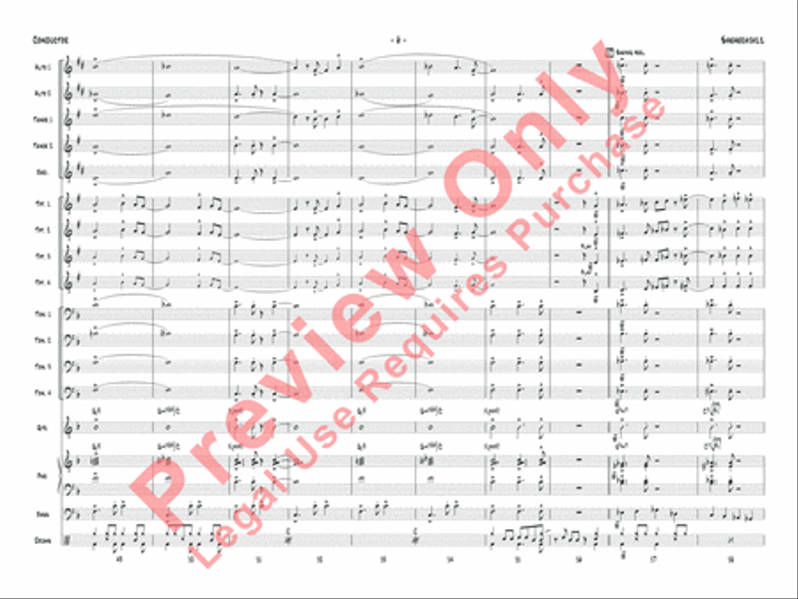 Sheherajazz Jazz Ensemble scores gallery preview page 9