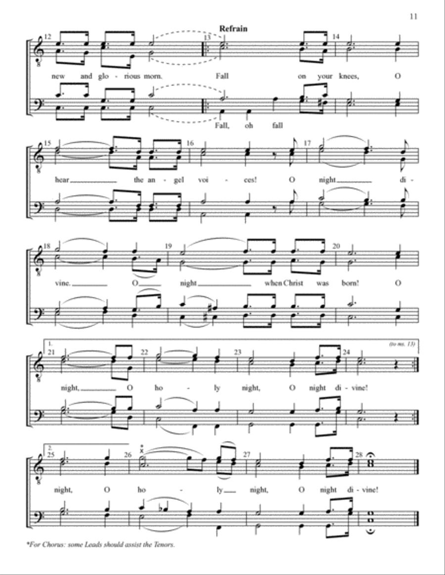 Yuletide Favorites (Volume I) TTBB scores gallery preview page 11