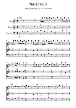 Passacaglia - Handel/Halvorsen - String Trio