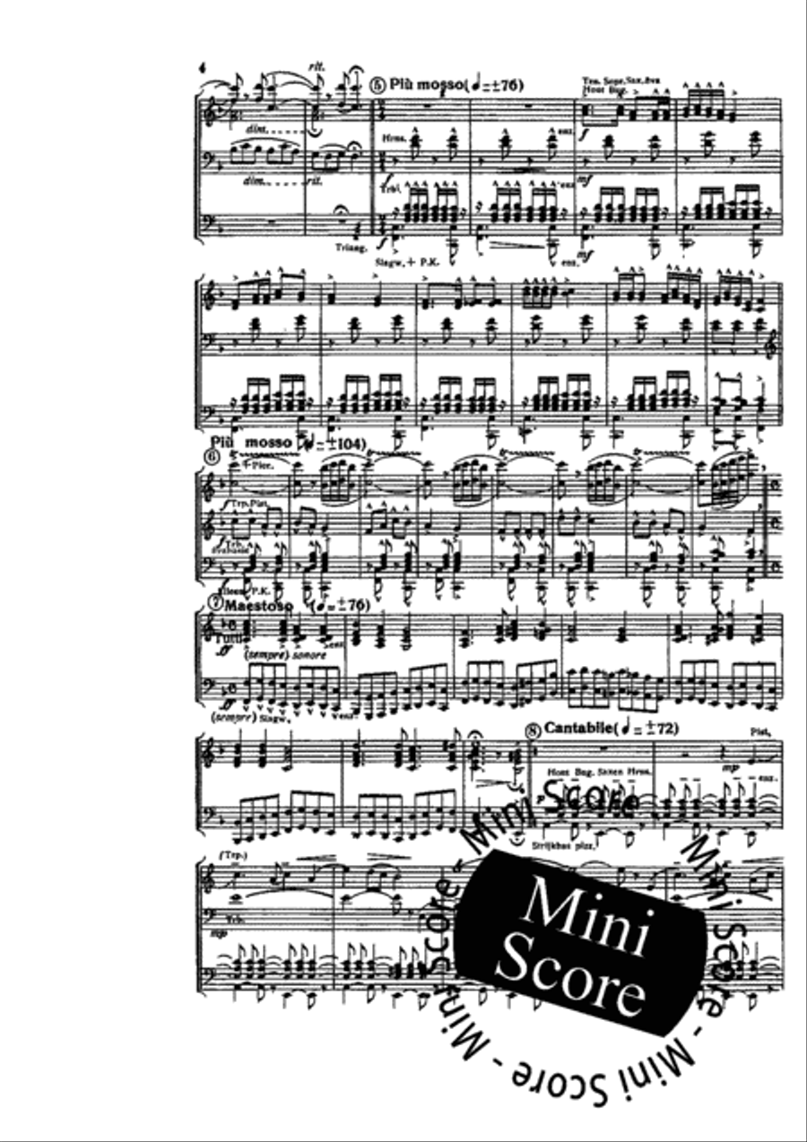 Folkloristische Paraphrase Concert Band scores gallery preview page 6