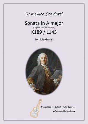 Sonata K189 / L143