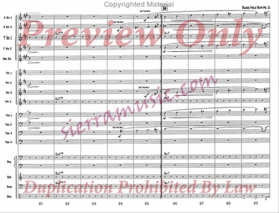 Black Hole Sun Jazz Ensemble scores gallery preview page 12