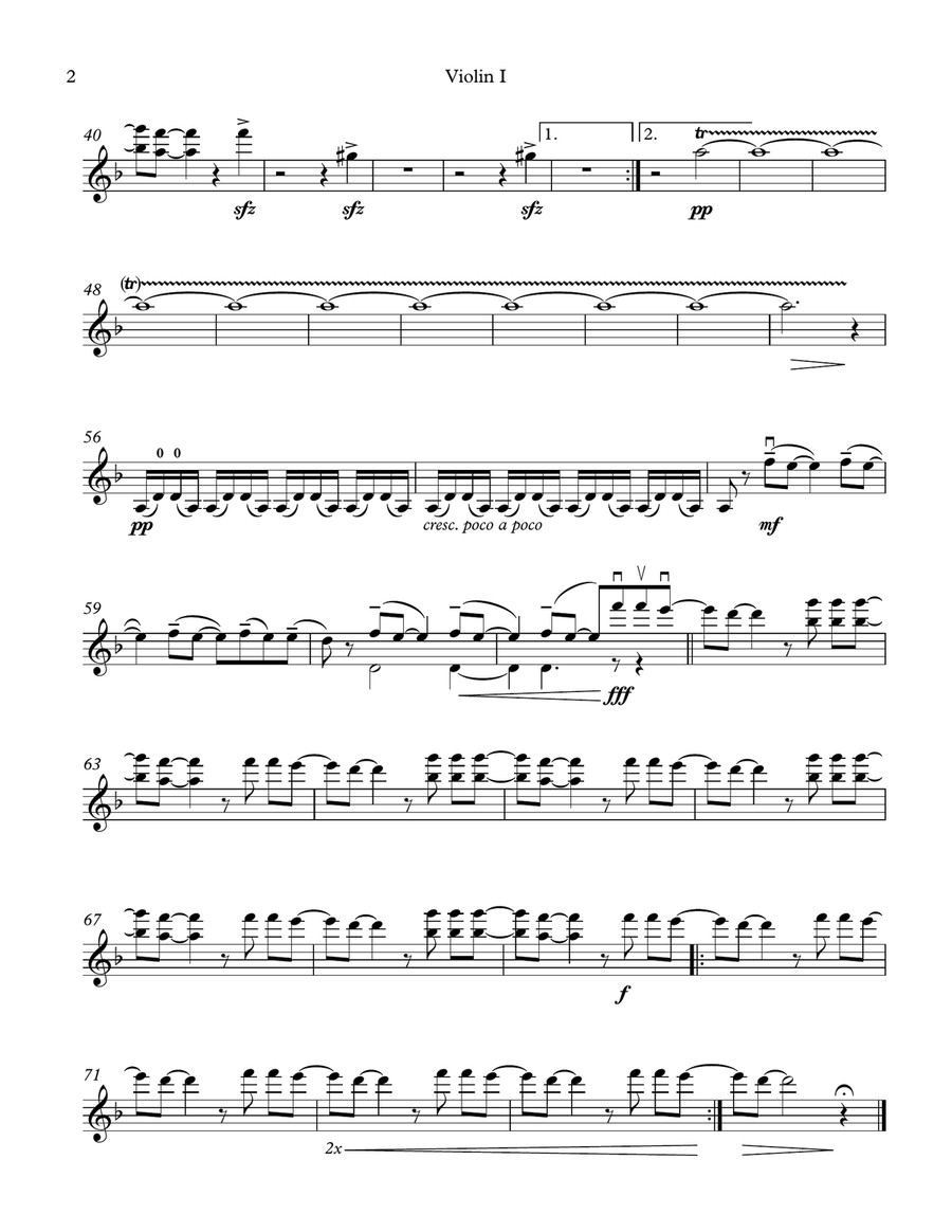 Smells Like Teen Spirit String Quartet scores gallery preview page 2