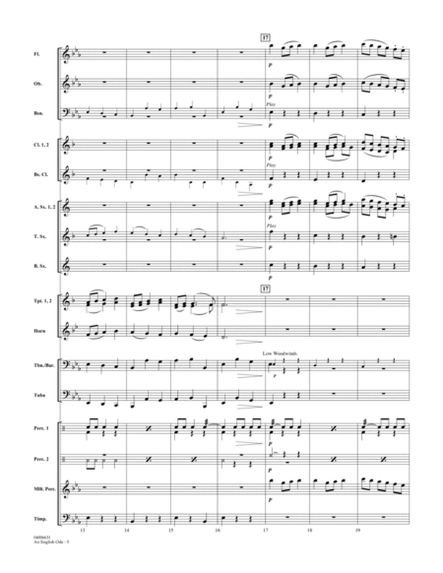 An English Ode (Come, Ye Sons of Art) (arr. Robert Longfield) - Conductor Score (Full Score)