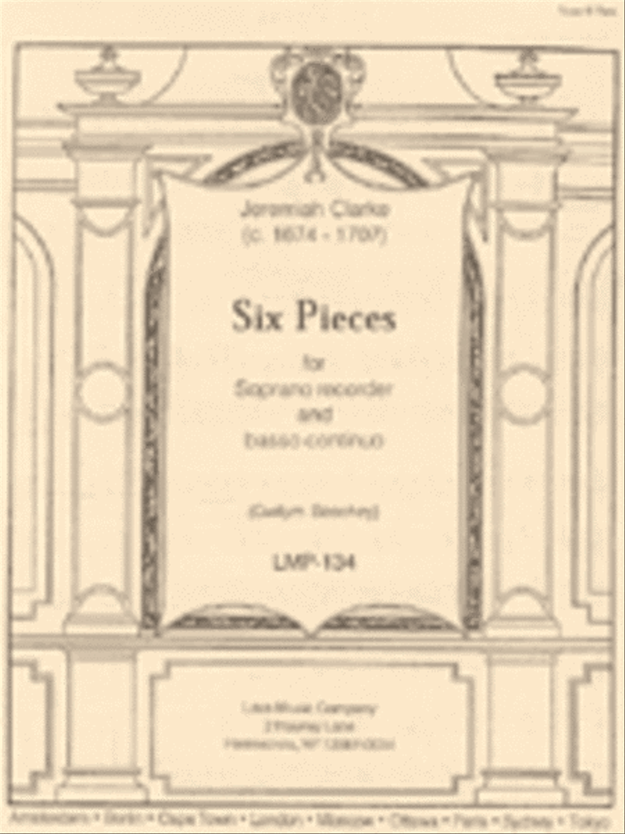 Six Pieces Six Pieces Soprano Recorder scores gallery preview page 1