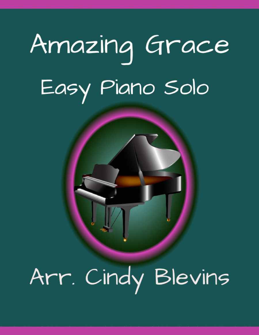 Amazing Grace, Easy Piano Solo Easy Piano scores gallery preview page 1