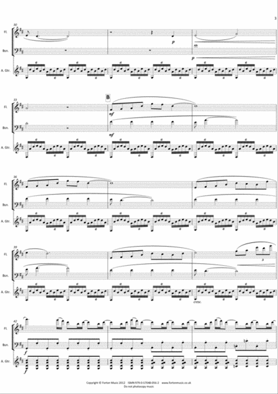 Awakening Awakening Bassoon scores gallery preview page 3