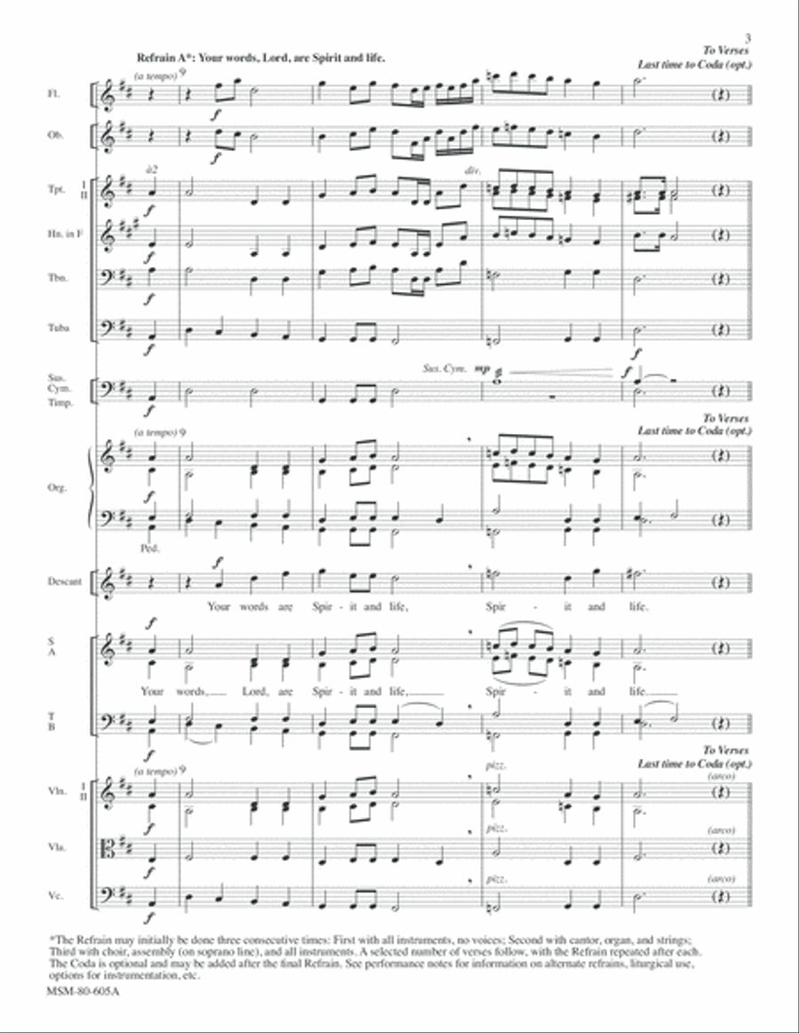 Psalm 19 Choir scores gallery preview page 4