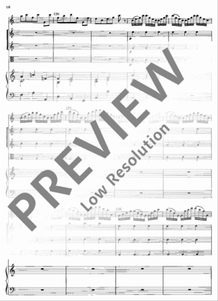 Concerto C Major Piccolo scores gallery preview page 17