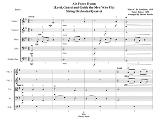 Book cover for Air Force Hymn ("Lord, Guard and Guide") - String Orchestra or String Quartet - Intermediate