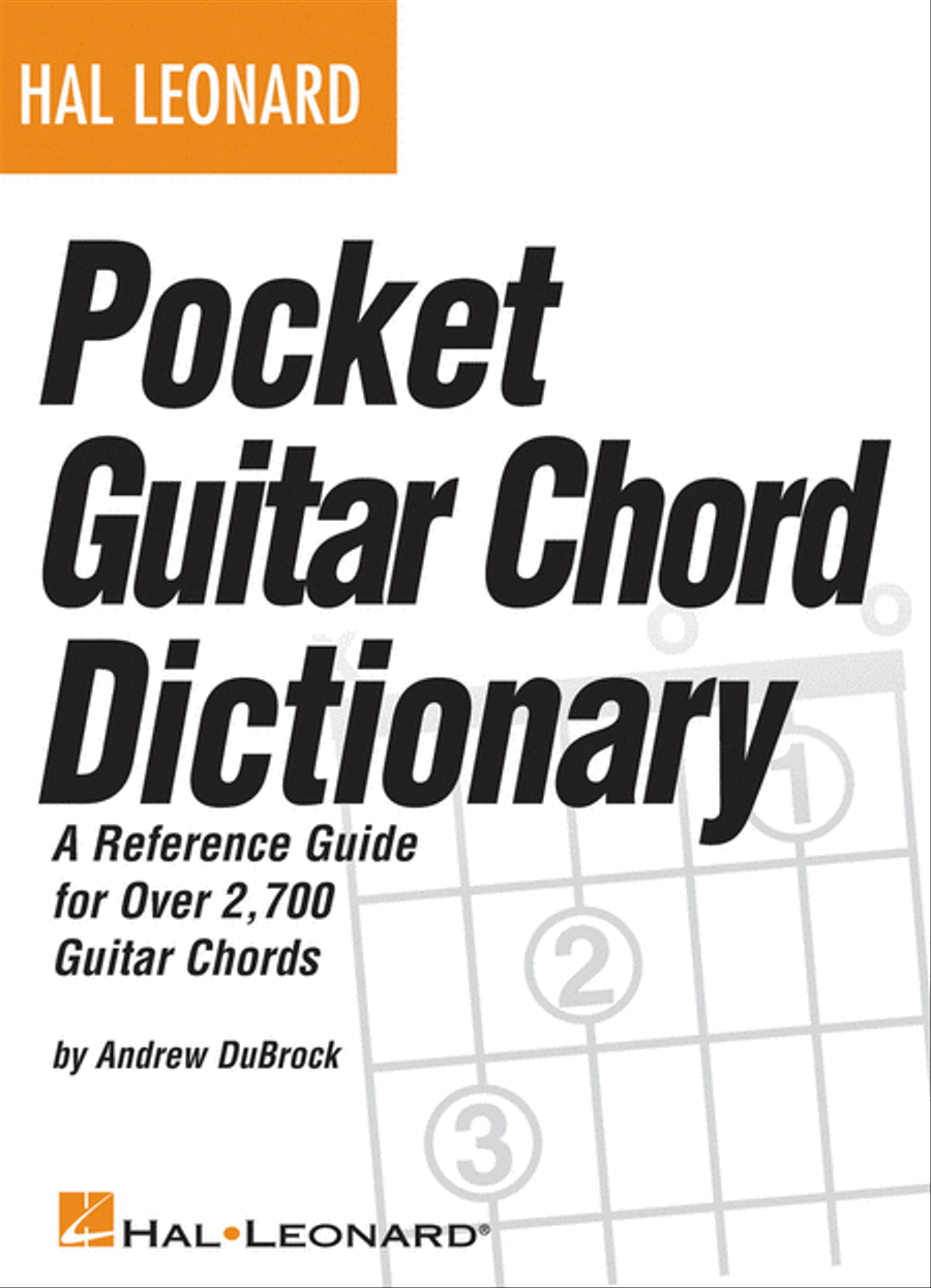 Hal Leonard Pocket Guitar Chord Dictionary Guitar - Sheet Music