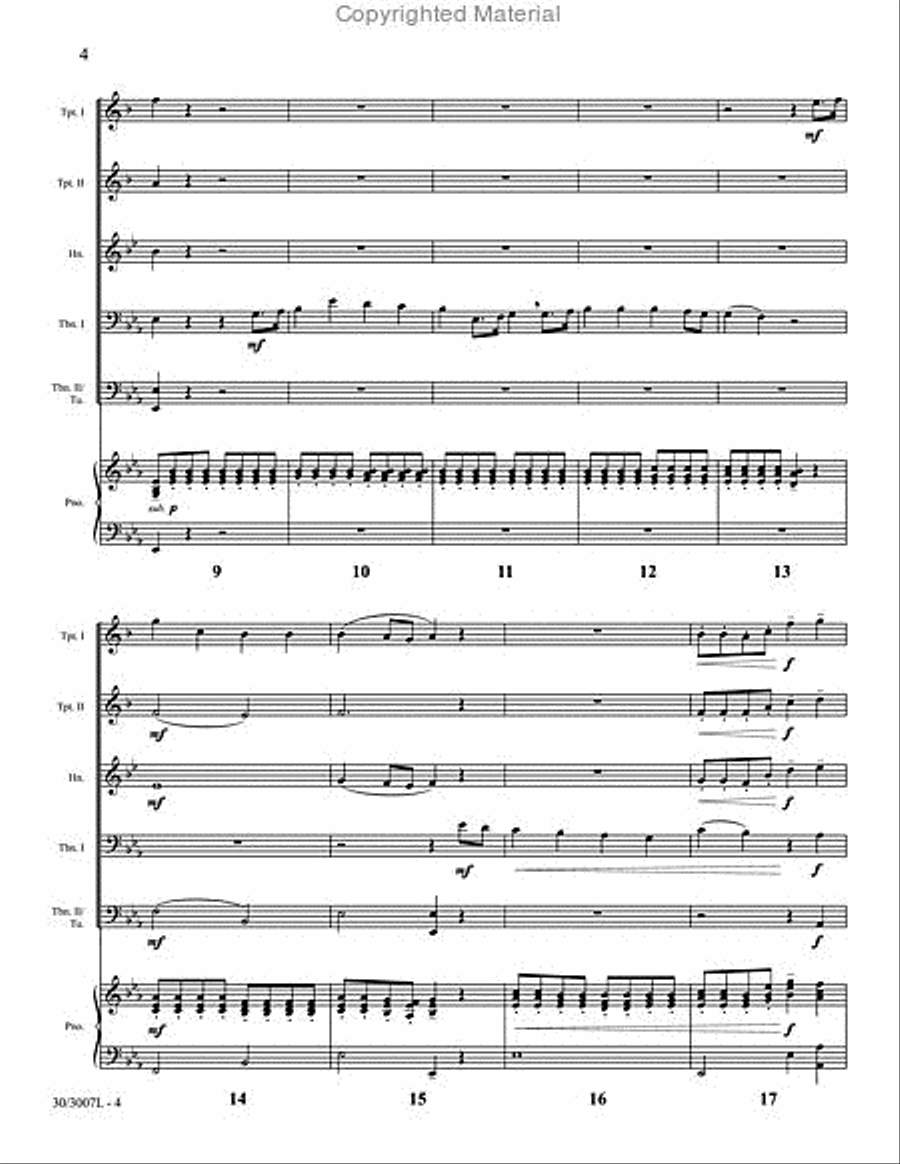 Shepherds and Angels Brass Ensemble scores gallery preview page 3