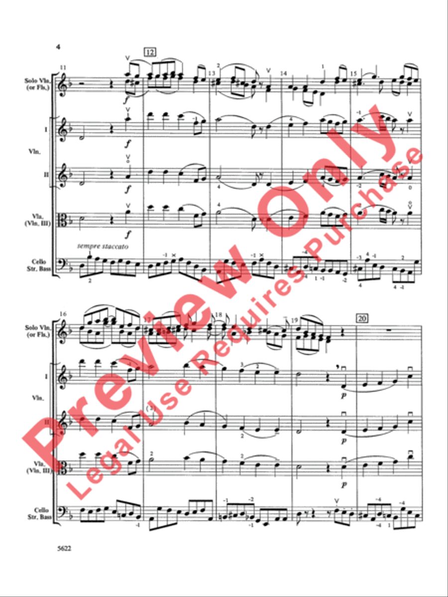 An Italian Elegy String Orchestra scores gallery preview page 5