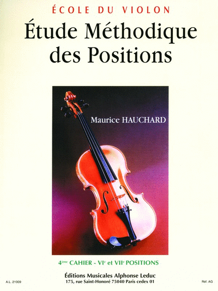 Methodical Study Of Positions (volume 4) For Violin