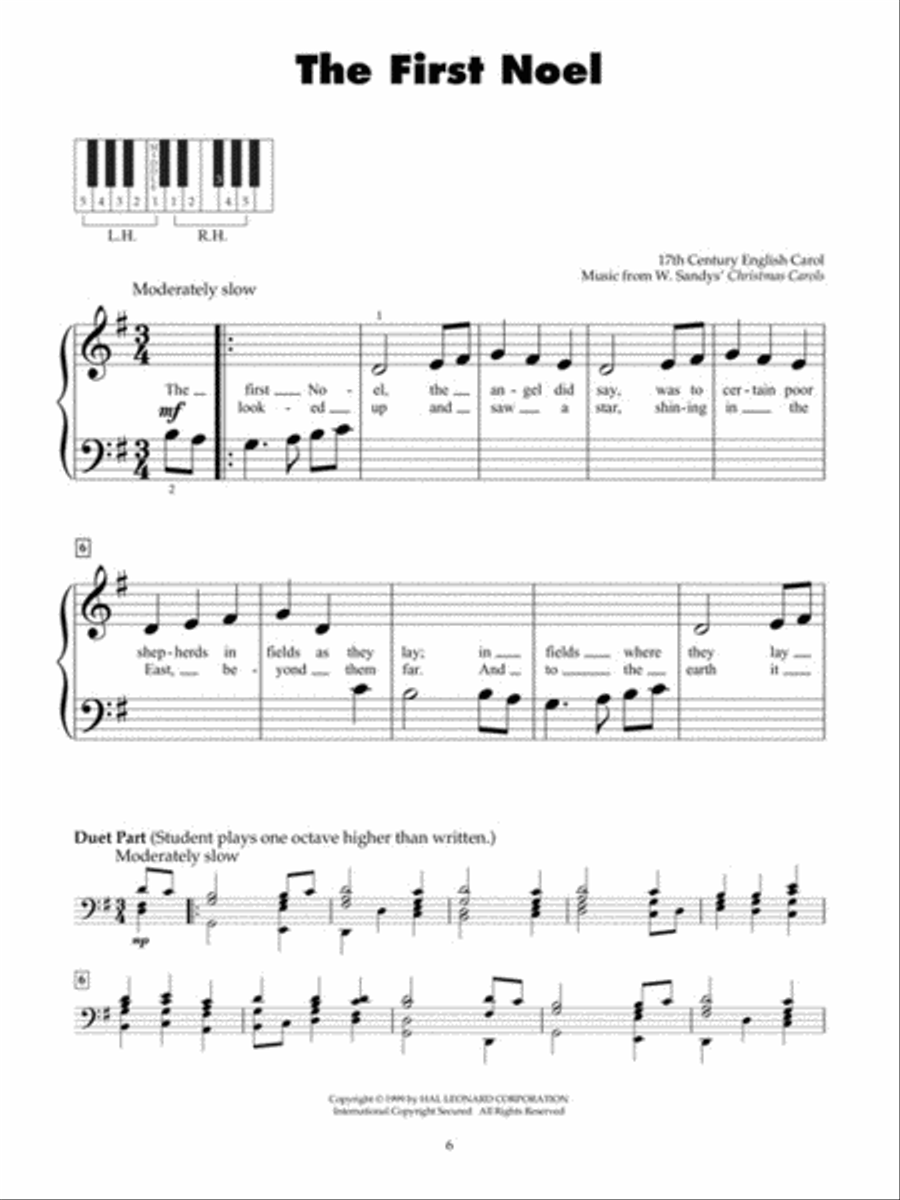 Christmas Carols Christmas Carols Piano scores gallery preview page 4