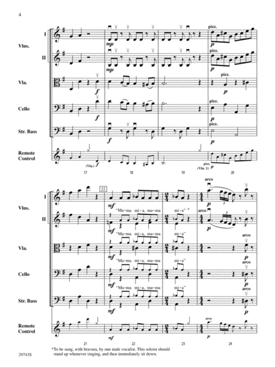 Remote Control: Score Remote Control: Score String Orchestra scores gallery preview page 4