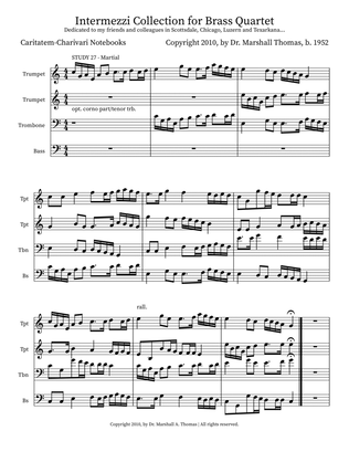 Intermezzi Collection for Brass Quartet