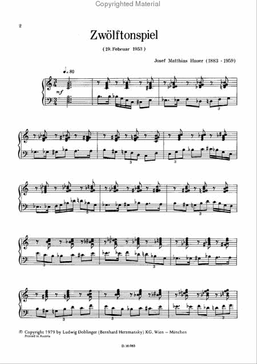 Sieben Zwolftonspiele (1946 / 55) Piano Solo scores gallery preview page 3