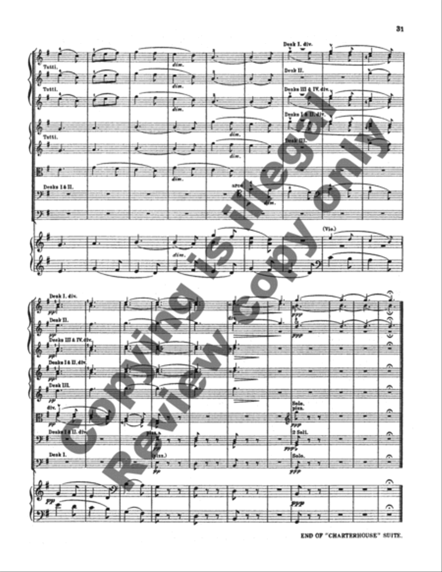 Charterhouse Suite String Orchestra scores gallery preview page 23