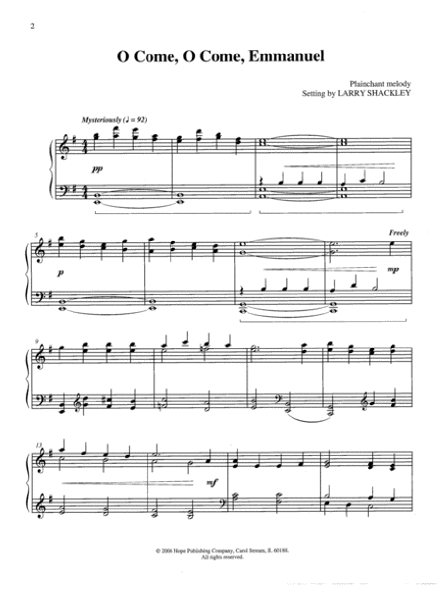 Christmas Reflections Piano Solo scores gallery preview page 2