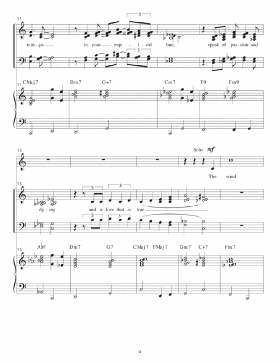 Flamingo Flamingo 4-Part scores gallery preview page 4