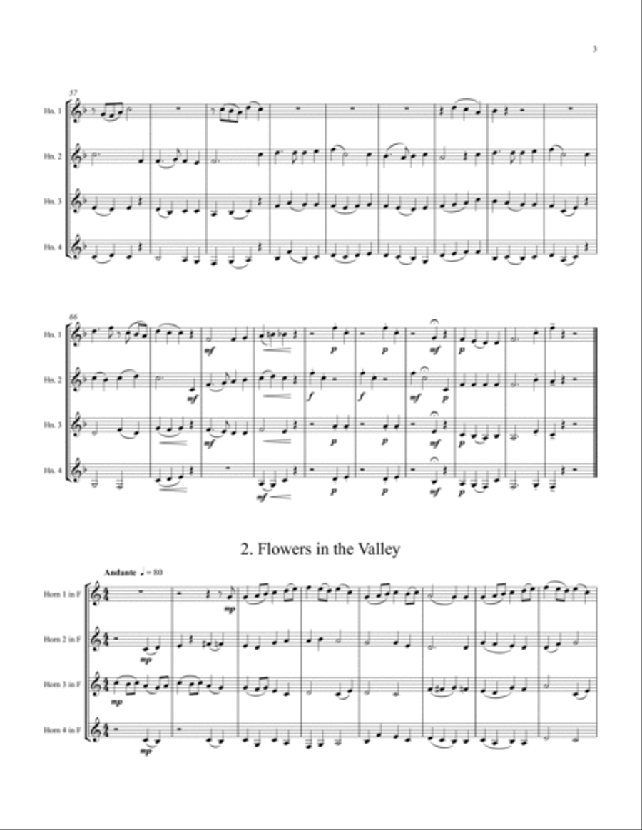 An English Folksong Suite Horn scores gallery preview page 4
