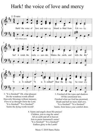 Hark! the voice of love. Another new tune for this wonderful hymn.