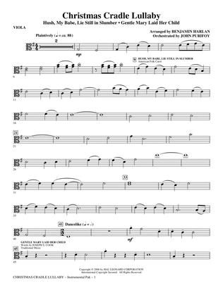 Christmas Cradle Lullaby - Viola